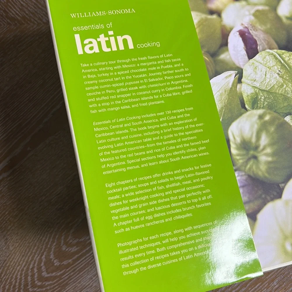 WILLIAMS -SONOMA Essential of Latin Cooking 287 Pages Cookbook
